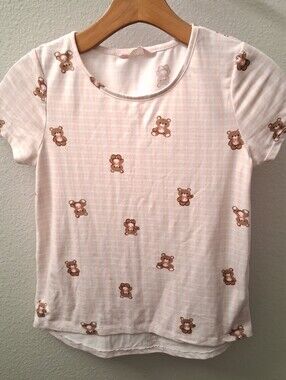 Girls Teddy Bear Top Size 12